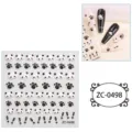 5D stereo panda nail art stickers cute relief adhesive decals DIY manicure ZC-0498 - ZC-0498