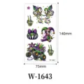 Mardi Gras carnival waterproof temporary tattoo sticker for festival party body art decor - W-1643