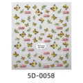 Variante de pegatina adhesiva de mariposa en relieve 5D, bonito adhesivo DIY para funda de teléfono. - 5D-0058 / 85x100mm