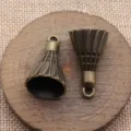 Bronze Badminton Anhänger Legierung DIY Schmuck Zubehör Charms Handwerk Funde Teile Bauteile - Antikbronze