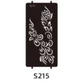 Indian henna tattoo stencil template with intricate floral vine hollow design SKU S215 - S-0215 Style / 96x186mm