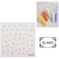 5D soft gel relief nail stickers cute cartoon funny eye design DIY decorative decals - ZC-0453