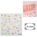 5D stereoscopic soft gel nail stickers, star and planet embossed nail art design for DIY. - ZC-0456