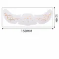 Gold stamping heart face sticker freckles makeup decorative temporary tattoo decal - QT-0079 (Gold Stamping Set of 6)