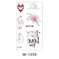 Cute heart temporary tattoo sticker waterproof lovely love tattoo sheet for Valentine's day - W-1359