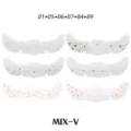 Gold foil temporary face freckles stickers mix pack, waterproof star moon heart body art decal. - MIX-V(01+05+06+07+84+89) Set of 6 Styles