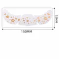 Gold foil freckle face sticker with cute heart and lip patterns, perfect for party makeup. - QT-0083 (Gold Stamping, 6 Sheets)