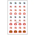 Pegatinas de uñas de dibujos animados diseño de comida bonito para niños nail art DIY modelo - MRT4539