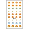 Autocollants d'ongles dessin animé enfants bonbons sucette joli bricolage feuille - MRT4550