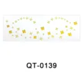 Gold foil freckles face sticker temporary waterproof tattoo makeup sticker QT-0139 style - QT-0139 / 52*150mm