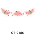 Christmas face sticker temporary freckle waterproof tattoo for party makeup decoration supplies. - QT-0186 (3-Sheet Set)