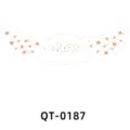 Waterproof temporary face freckle tattoo sticker for holiday party cosplay makeup decoration variant. - QT-0187 (3-Sheet Set)