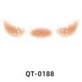 Temporary freckle face tattoo sticker waterproof makeup sticker for Halloween party. - QT-0188 (3-Sheet Set)