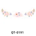 Christmas face sticker temporary waterproof freckles tattoo for holiday party makeup - QT-0191 (3-Sheet Set)