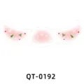 Christmas face sticker temporary waterproof tattoo makeup holiday party face decoration QT-0192 - QT-0192 (3-Sheet Set)