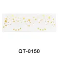 Gold foil star face tattoo stickers temporary freckles makeup decal body art transfer - QT-0150 / 52*150mm