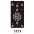 Henna tattoo stencil template mandala flower body art reusable drawing tool S265. - S-0265 Style / 96x186mm
