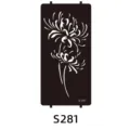 Henna tattoo stencil template spider lily design DIY body art painting tool sku model - S-0281 Style / 96x186mm