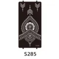Henna tattoo stencil temporary body art sticker DIY drawing template design S-285 - S-0285 Style / 96x186mm