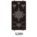 India Henna Tattoo Stencil Template Mandala Flower DIY Body Art Sticker Model S-289 SKU - S-0289 Style / 96x186mm