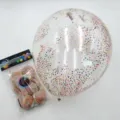 Globo transparente con bolas de espuma de colores dentro, juego de juguetes para fiestas. - 5 Unidades/Paquete / Multicolor
