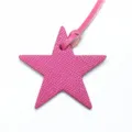 Pendentif sac étoile en cuir rose accessoire sac à main mignon décoration mini portefeuille - Rose rouge