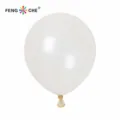 5-Zoll weißer Latexballon für Geburtstag Party Hochzeit Dekoration, dickes Design. - Transparent