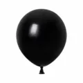 5 inch black latex balloons thick round balloons for birthday wedding party decoration 100pcs - Black