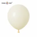 5 inch white latex balloons thick balloon for birthday party wedding decoration 100pcs. - Ivory