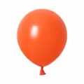 Vibrant 5-inch orange latex balloon for party decorations, birthday and wedding events. - Coral