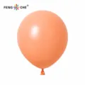 5-inch peach latex balloon single solid color matte finish party decoration props - Peach