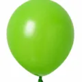 5-inch green latex balloon, thickened design, perfect for wedding party and birthday decor. - Fluorescent Green