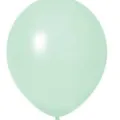 Light green latex balloon for birthday wedding party decoration, 5 inch festive supply. - Macaron Light Green