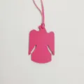 Colgante de bolso de águila de cuero rosa elegante accesorio colgante interior de coche - Rosa rojo