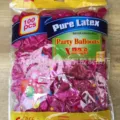 10 inch pink pearlescent latex balloons 100pcs pack for wedding party birthday decoration - 100 Pieces / Rose Red