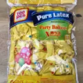 Yellow latex balloons 100 pcs pack, thick party decoration balloons for birthday wedding. - 100 Pieces / Yellow