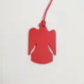 Colgante de bolso de cuero rojo águila accesorio elegante para coche correa duradera - Rojo