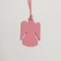 Colgante bolso pájaro cuero rosa, lindo colgante águila para bolsos, accesorio coche. - Rosa