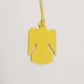 Colgante de águila de cuero amarillo para bolso y accesorio de coche, diseño animal. - Amarillo