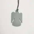 Colgante de bolso de cuero gris águila accesorio interior de coche estilo minimalista elegante - Gris