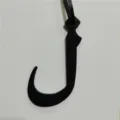 Colgante de bolso de cuero negro letra árabe, elegante abalorio de diseñador para bolso. - Negro