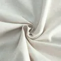 Natural beige linen fabric material detail texture closeup for custom garment and dress design. - S / Khaki