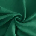 Dunkelgrüner einfarbiger Stoff Detail Nahaufnahme mit weicher Textur und eleganter Drapierung. - S / Dunkelgrün