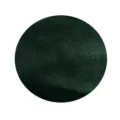 Dark green circular velvet fabric patch DIY handmade accessory material 18cm craft supply - Short Plush / Dark Green