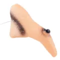Halloween funny long witch nose prop costume party tricky face accessory novelty toy item - Single Witch Nose / 1 Piece / Nude