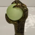 Halloween eagle claw magic wand scepter head green ball prop costume party accessory display - Connection Pole Only / Gold Claw: Luminous Ball