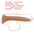 Halloween kids cosplay long nose prop costume party funny lightweight vinyl nose 16g - One Size Flesh Tone (Vinyl Long Nose) / OPP Bag Packaging
