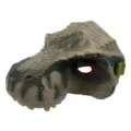Kinder Dinosaurier Maske T-Rex Kostüm Kopfbedeckung realistische Schuppen Halloween Geschenk. - Einheitsgröße / Tyrannosaurus-Maske (Dinosaurier-Kostümzubehör) / Braun