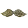 Golden angel wings costume accessory for children dress up party DIY craft decoration apparel - One Size / Swallow Wings Only / Gold