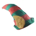 Christmas Elf Hat Red and Green Striped Costume Party Hat with Big Ears Variant Item - Red Green Striped Elf Christmas Hat / One Size